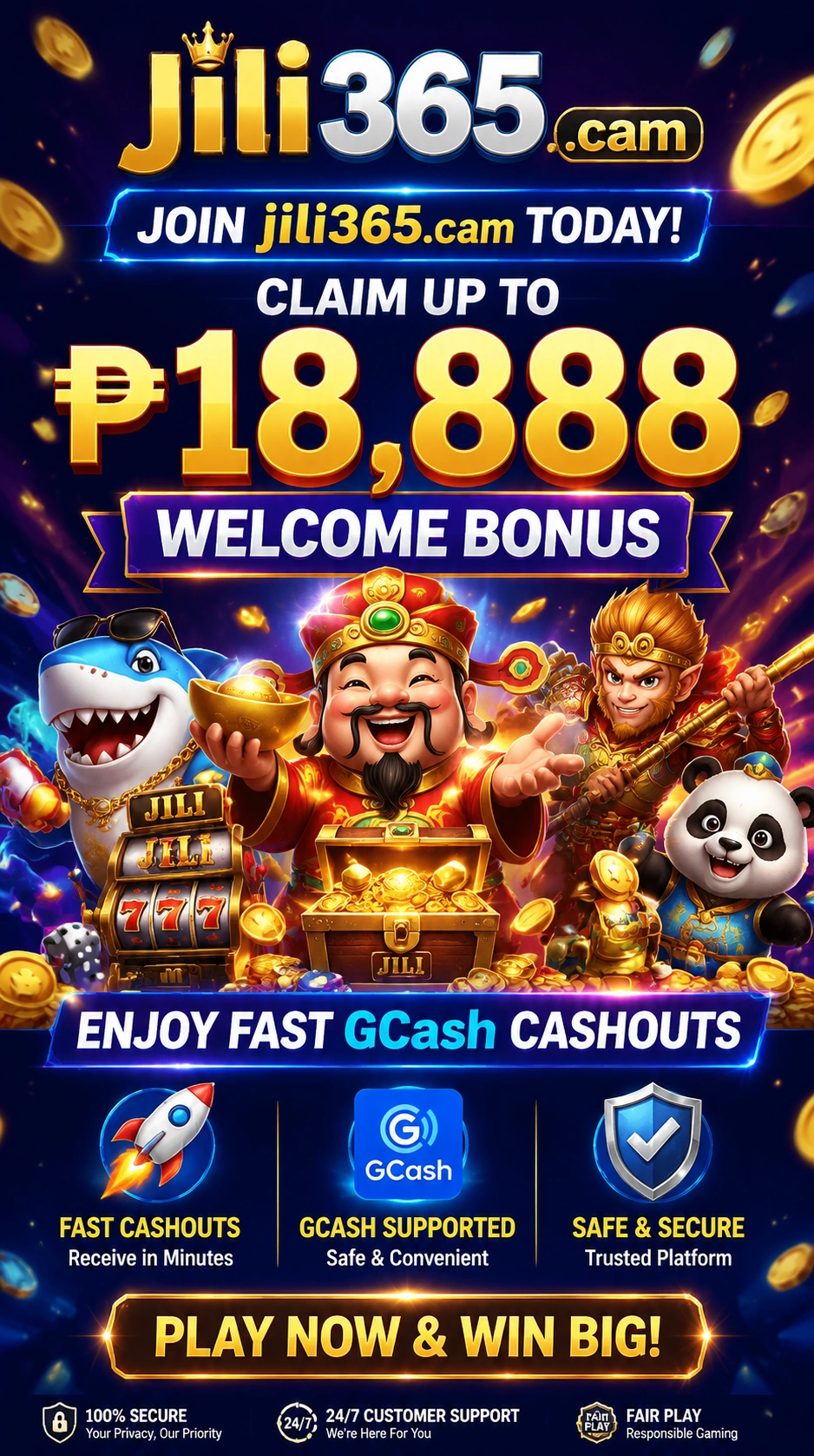 Online slot hero visual for Philippines players