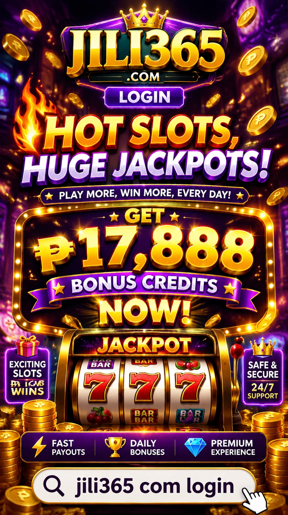 Casino bonus promotion banner for Philippines players
